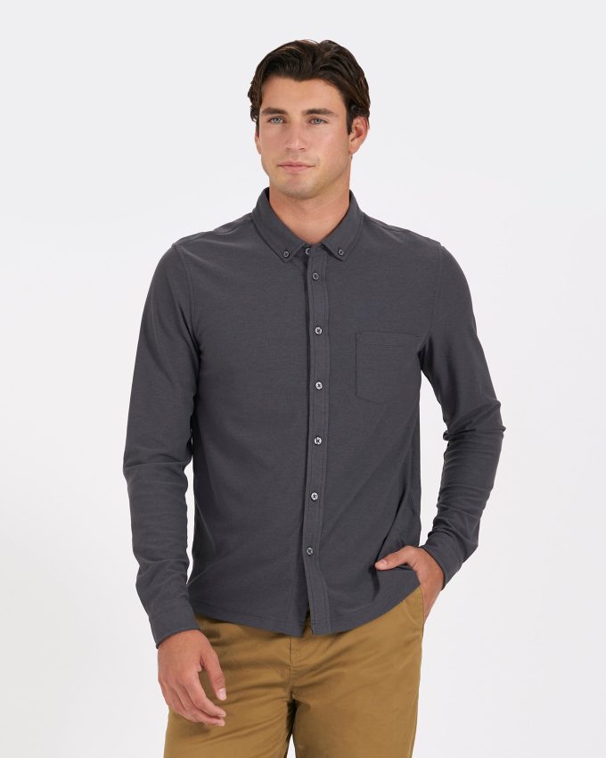 Long Sleeve Ace Button-Down