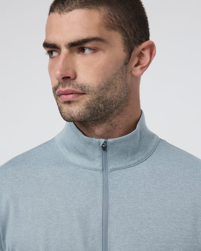 Ponto Half Zip Mock Neck