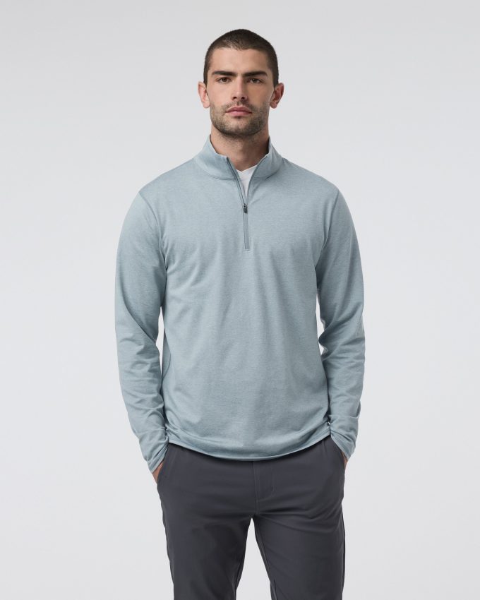 Ponto Half Zip Mock Neck