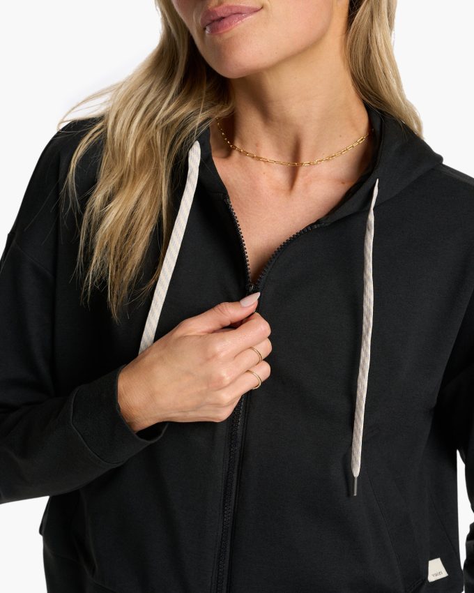Granite Cropped Hoodie