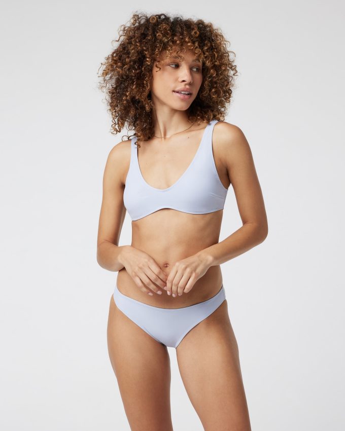 Aqua Triangle Top